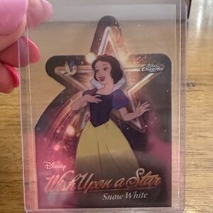 Disney Topps Chrome Snow White Wish Upon a Star Card